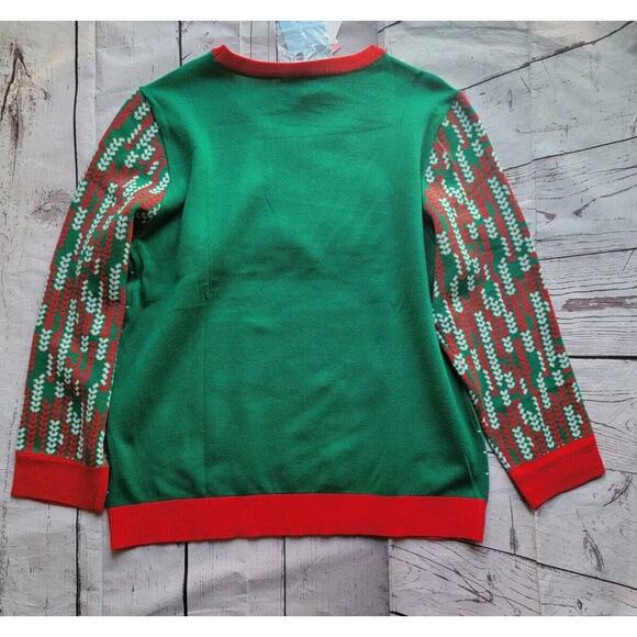 Rockin' Around Woman’s Christmas Interactive Sweater XXL New - Picture 8 of 9